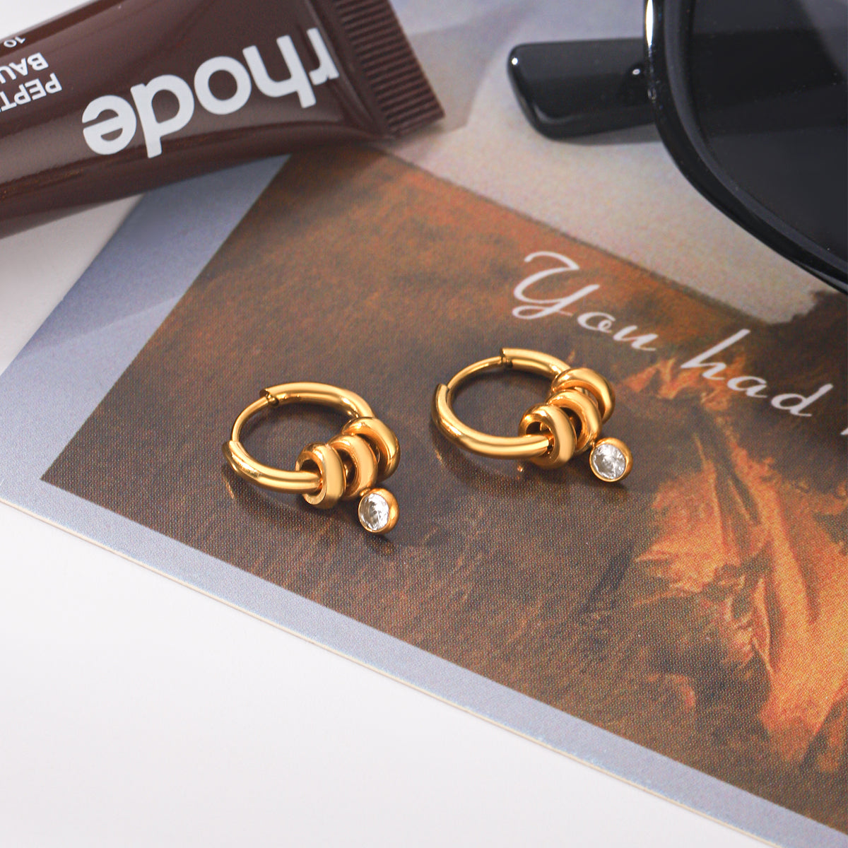 Knot Hoop Earrings