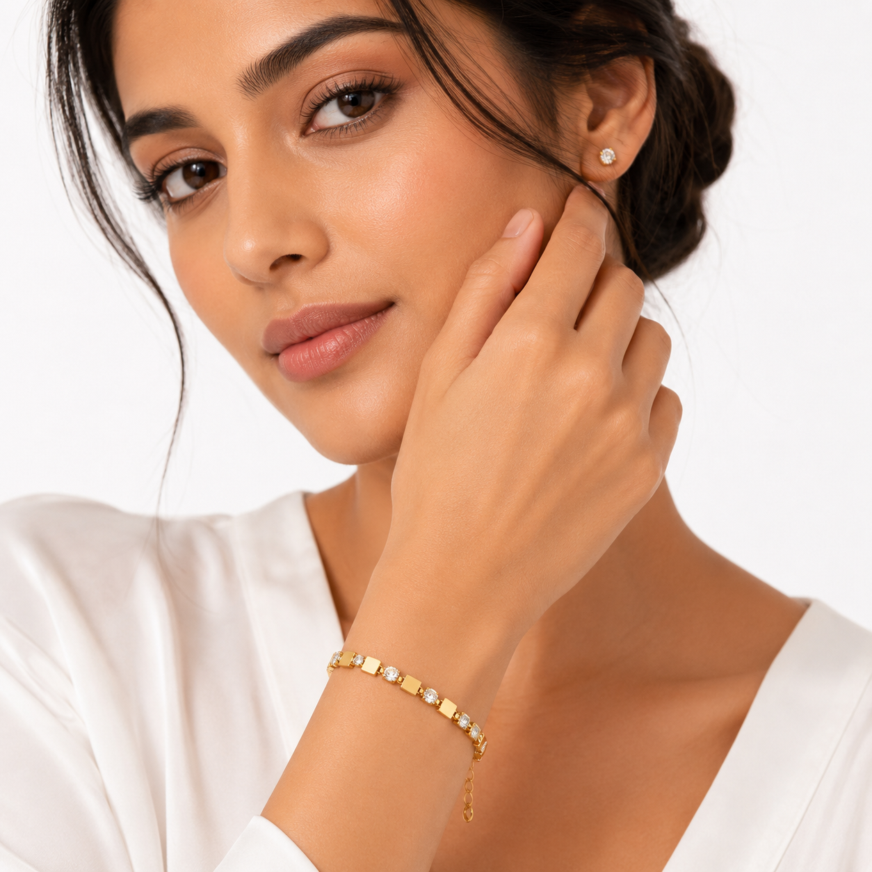 Square crystal Bracelet