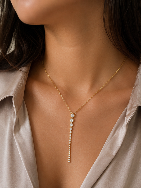 Stone ascending Necklace