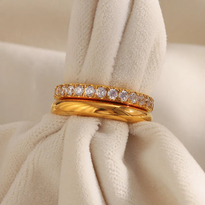 Gold plated  Loop Ring