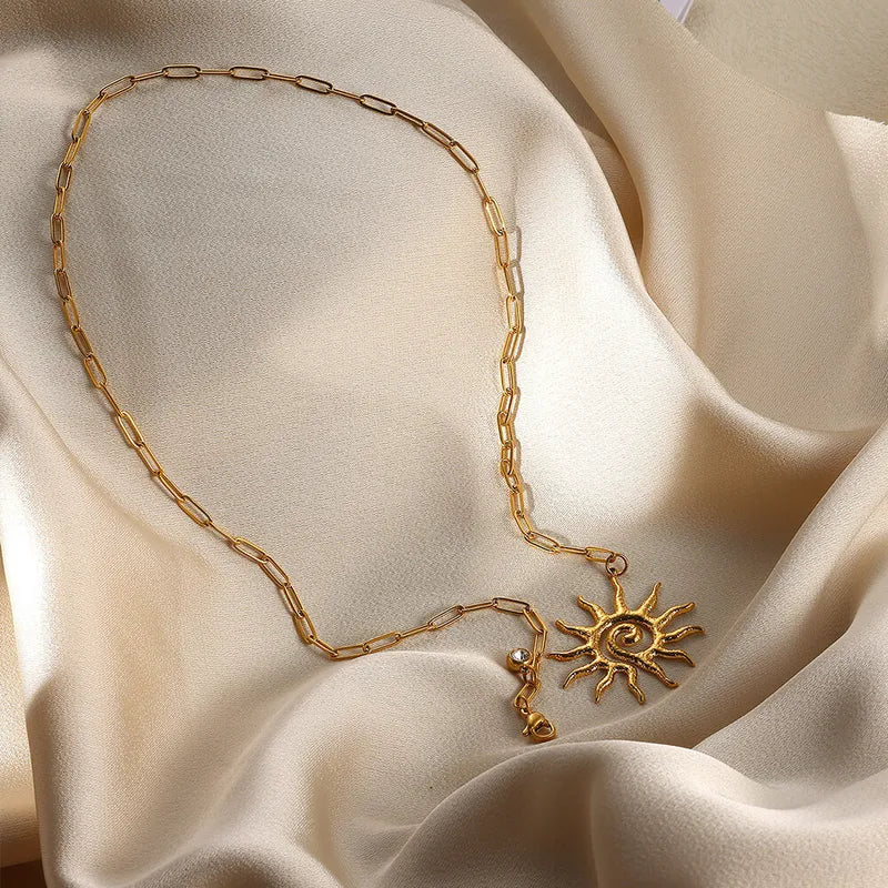 Sun Pendant Necklace