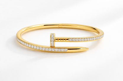 Gold Nail Luxe Bangle