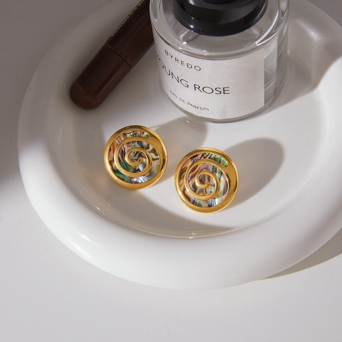 Ocean Spiral Earrings