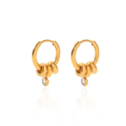 Knot Hoop Earrings