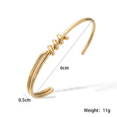 Coil Bangle bracelet