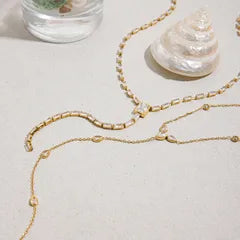 Lustre Line Y-Necklace