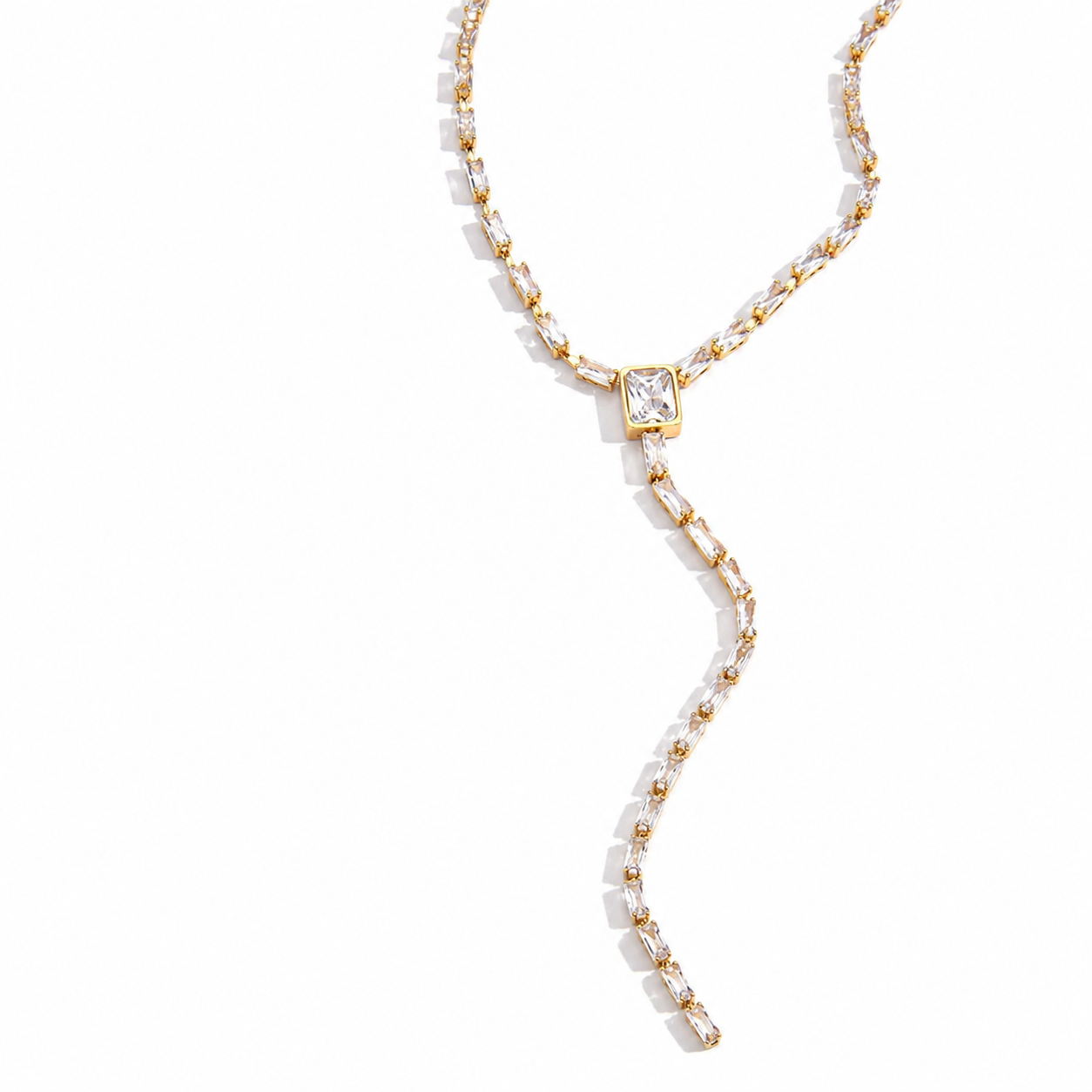 Lustre Line Y-Necklace