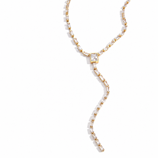 Lustre Line Y-Necklace