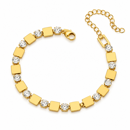 Square crystal Bracelet