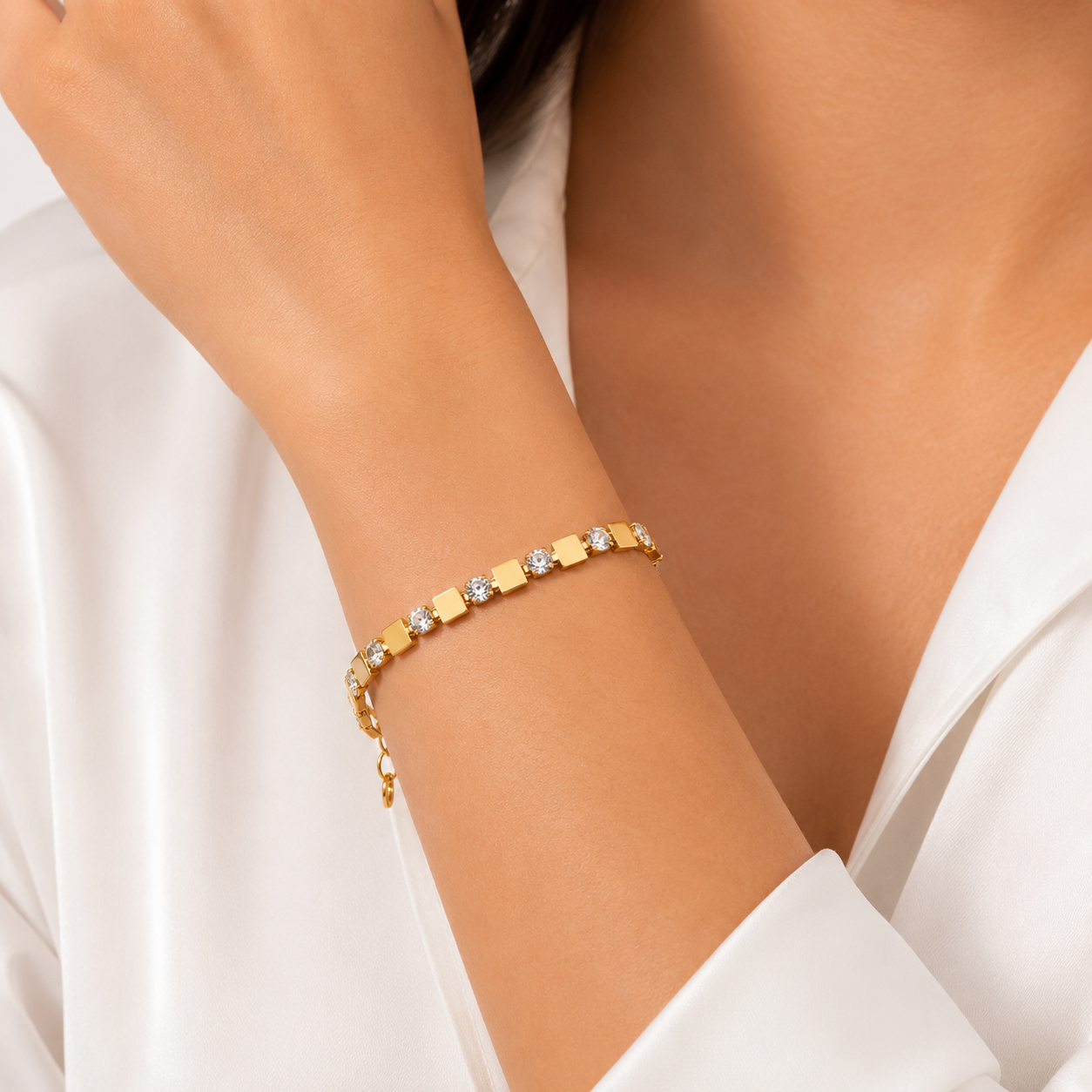 Square crystal Bracelet