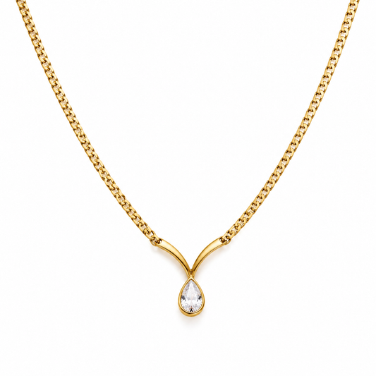 Tear drop necklace