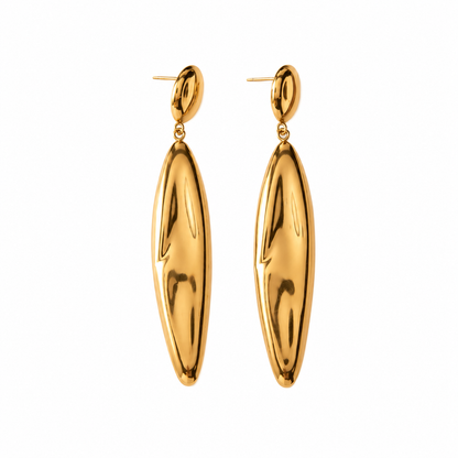 Liquid Gold Drop Earrings