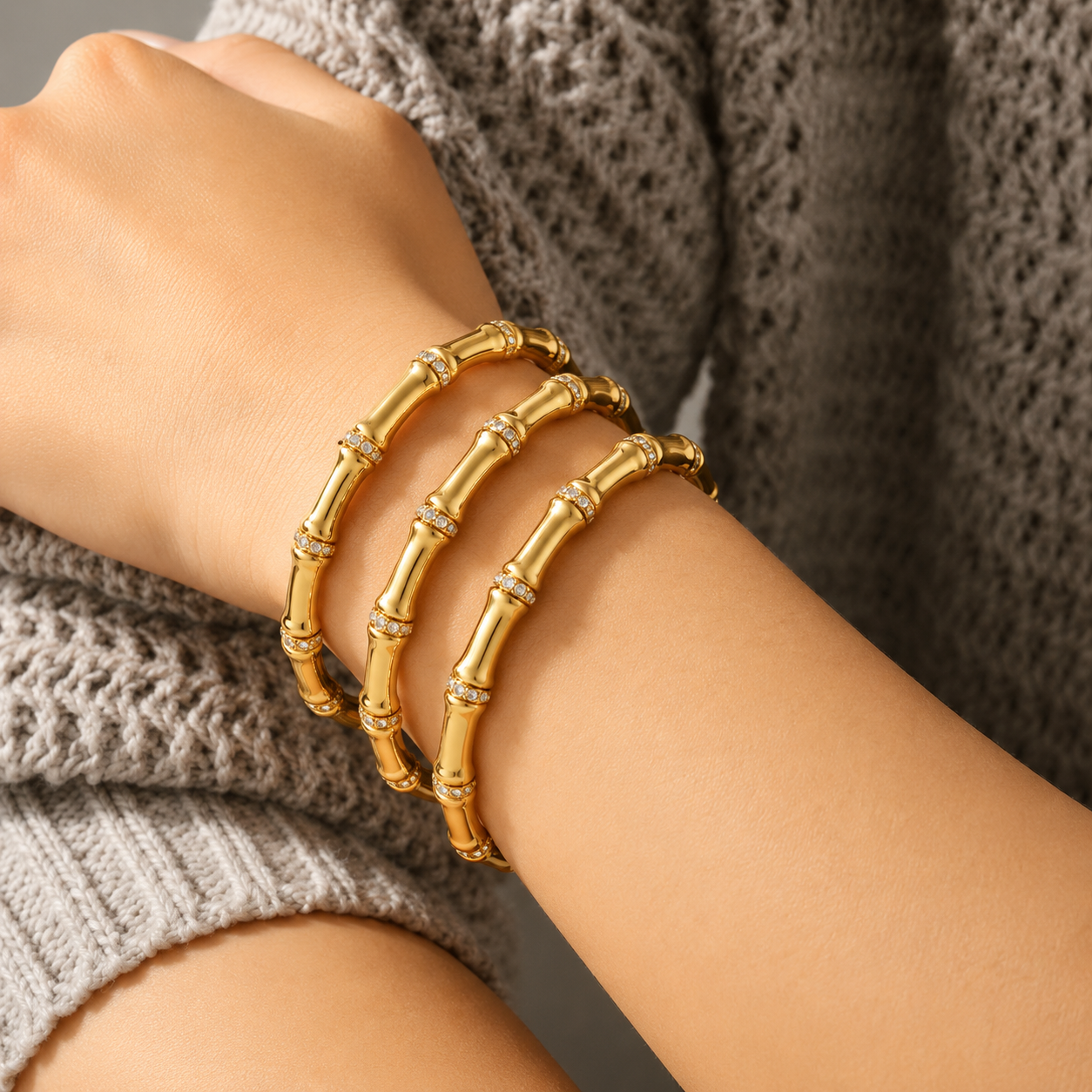 Bamboo Solo Bangle