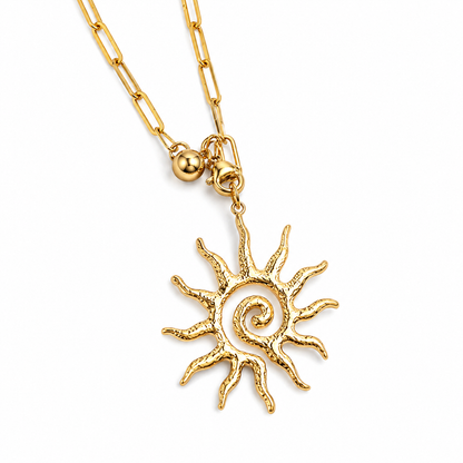 Sun Pendant Necklace