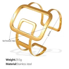 Coy Geometry Cuff