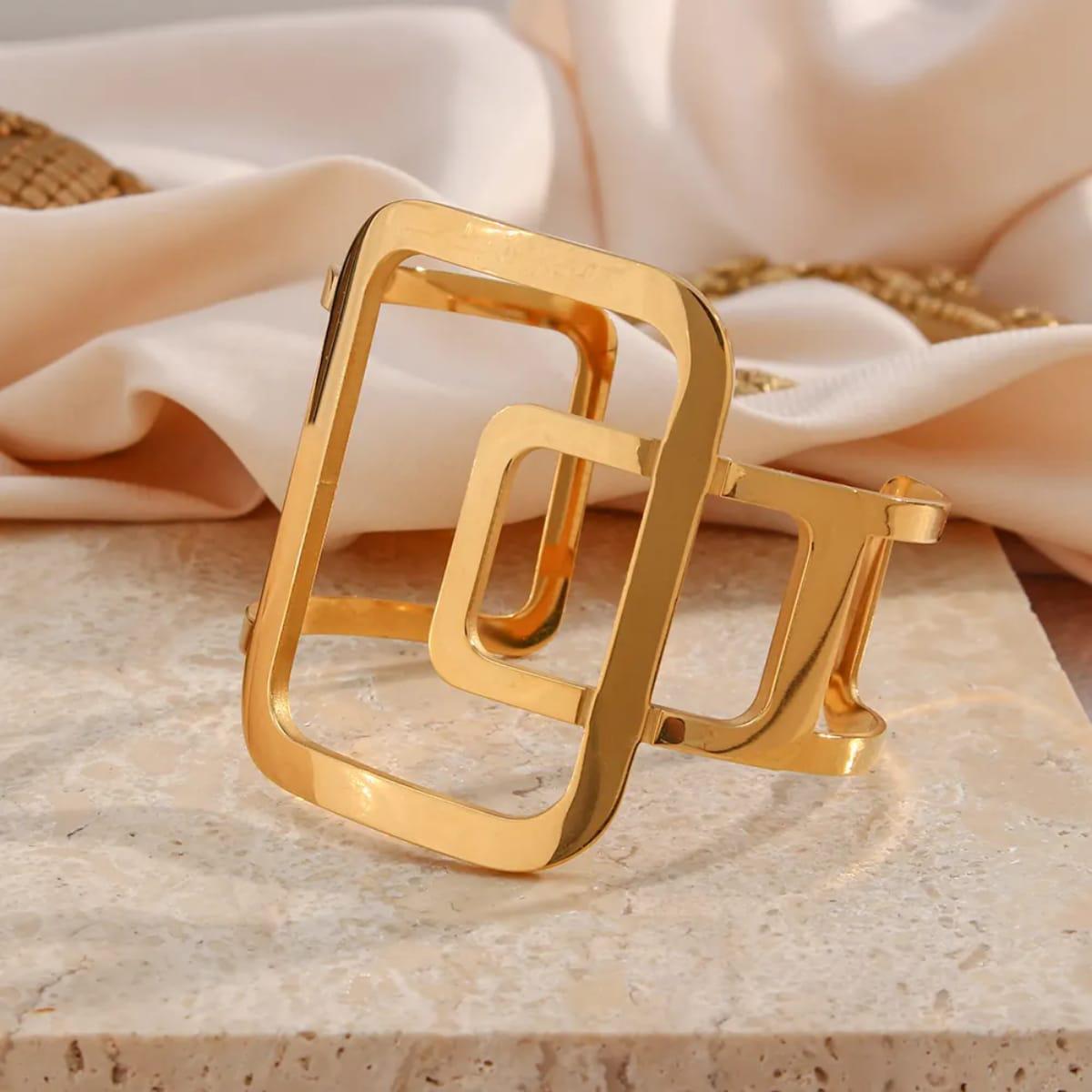 Coy Geometry Cuff