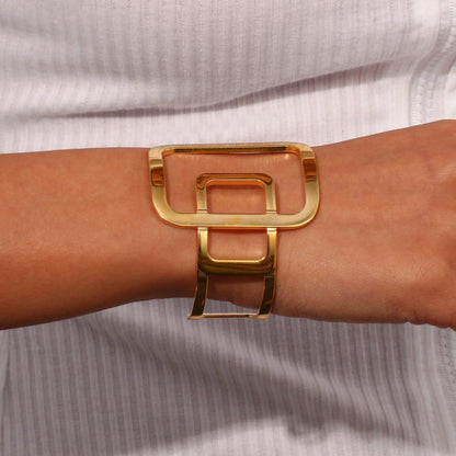 Coy Geometry Cuff