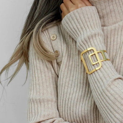Coy Geometry Cuff