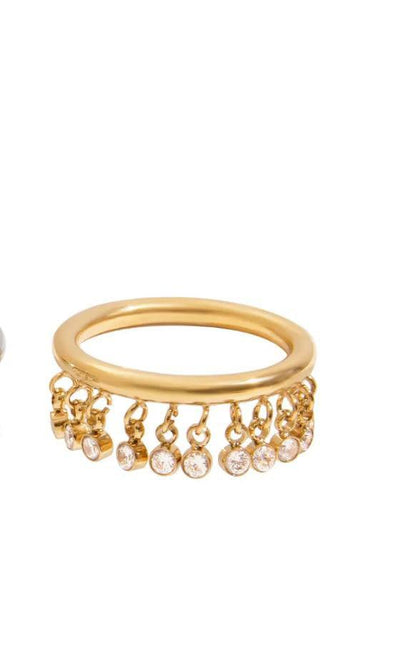 Gold The Dangle Ring For Women