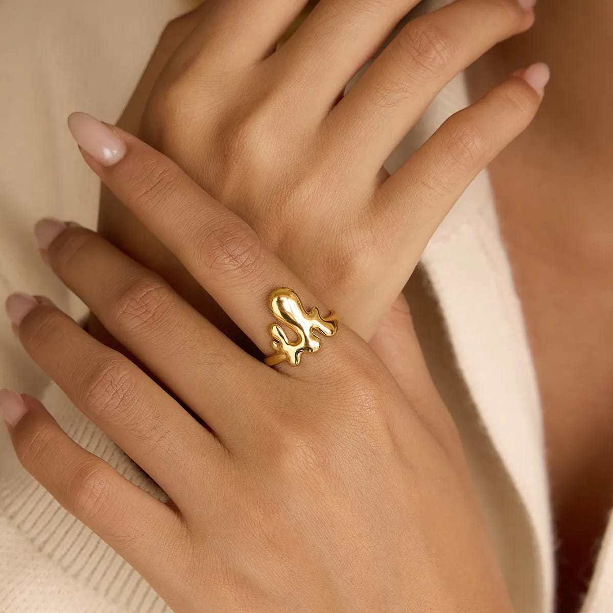 Golden Drift Ring