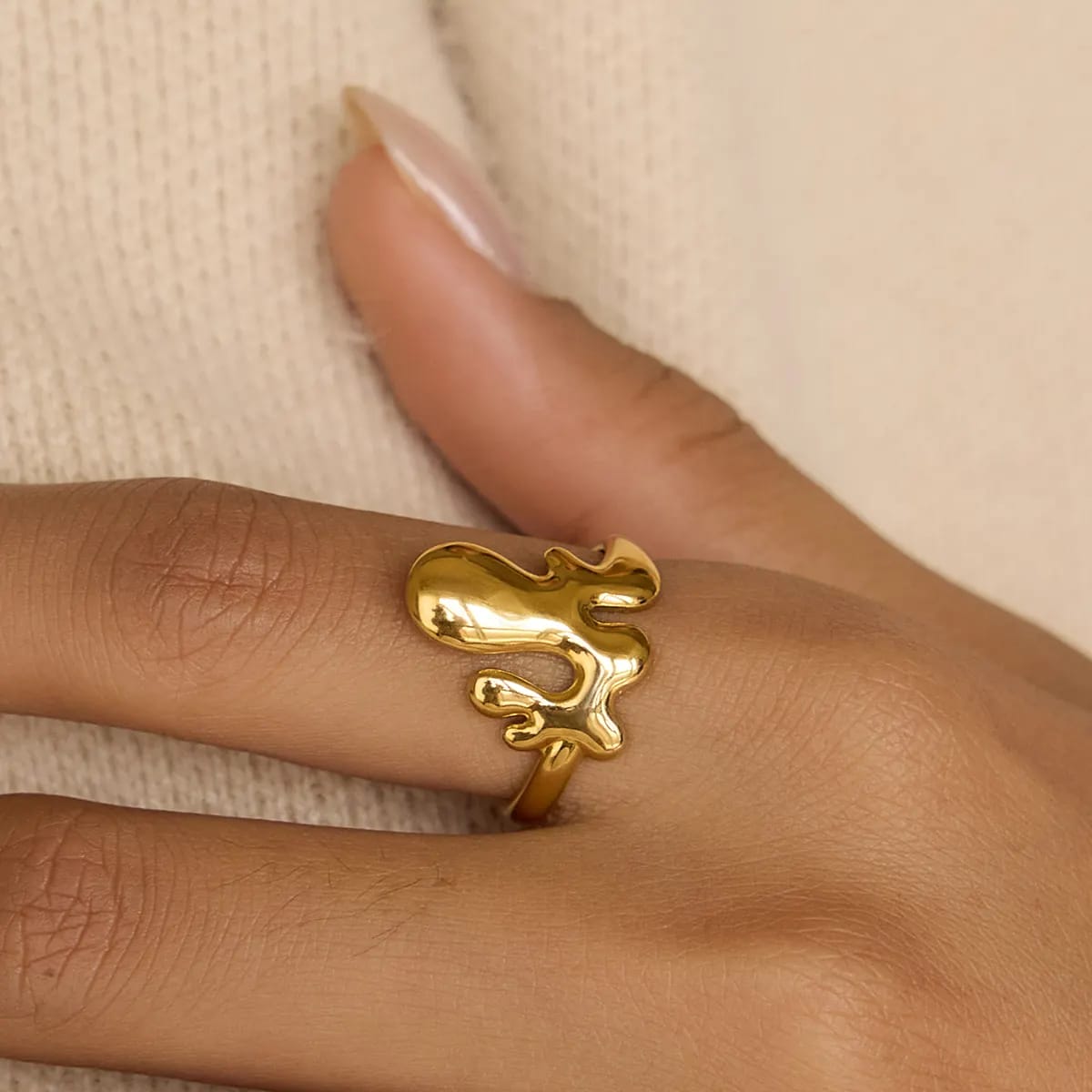 Golden Drift Ring