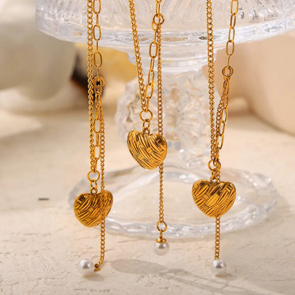 Golden Promise Heart Necklace