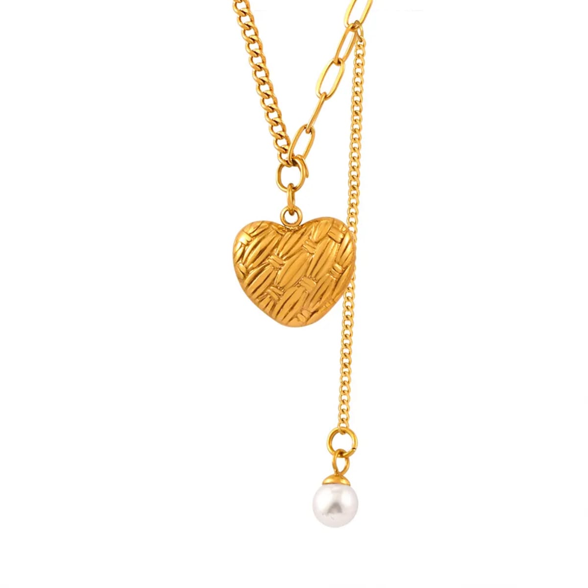 Golden Promise Heart Necklace