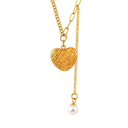 Golden Promise Heart Necklace