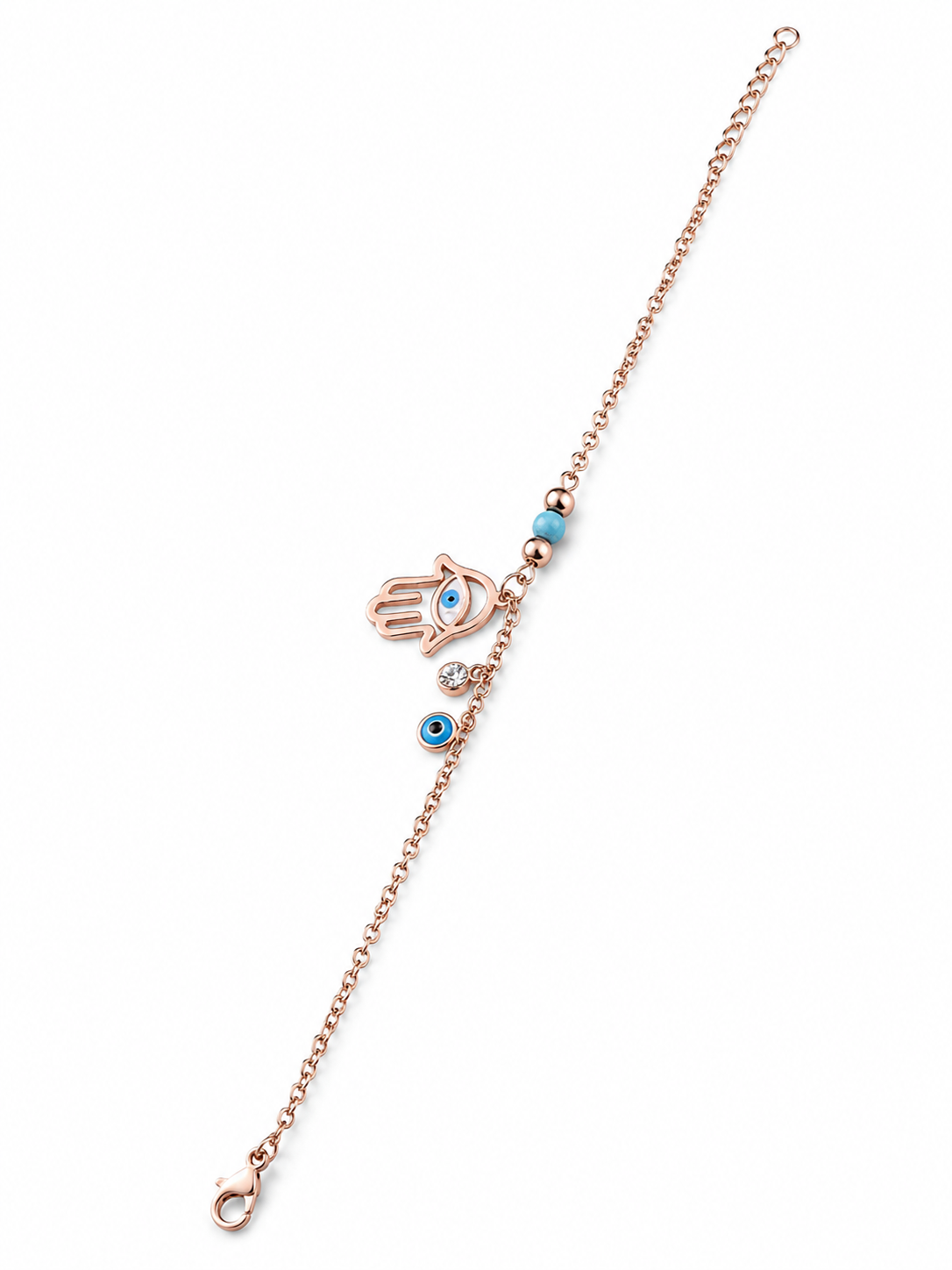 Rose Gold 4 Rakhi combo