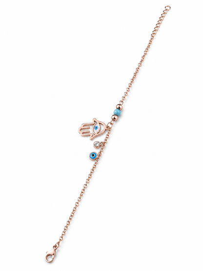 Rose Gold 4 Rakhi combo