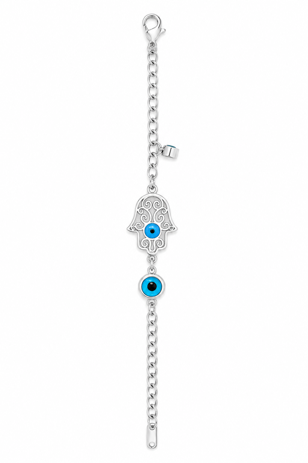 Silver plated 4 Rakhi combo