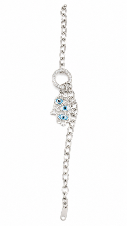 Silver plated 4 Rakhi combo