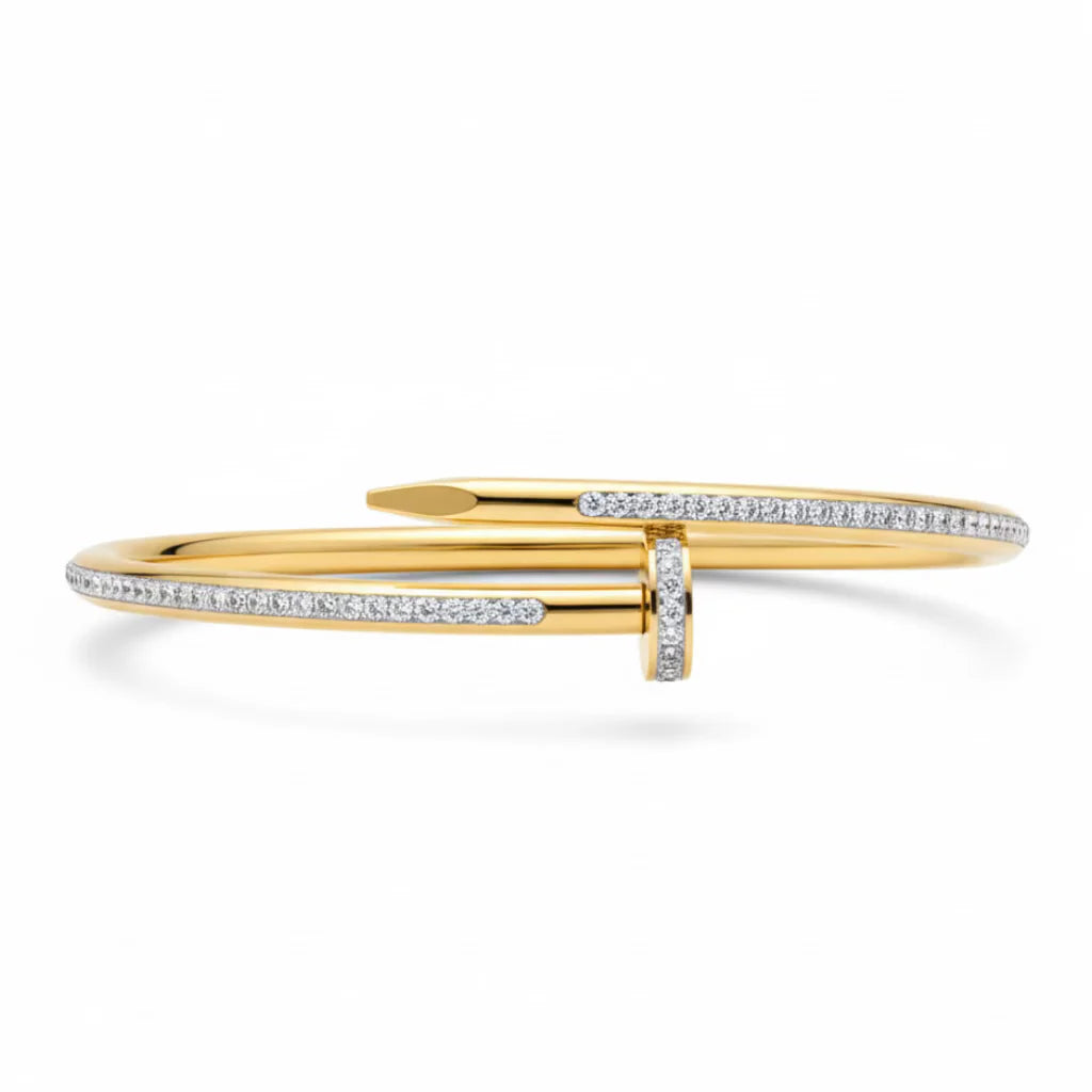 Crystal Nail Bracelet