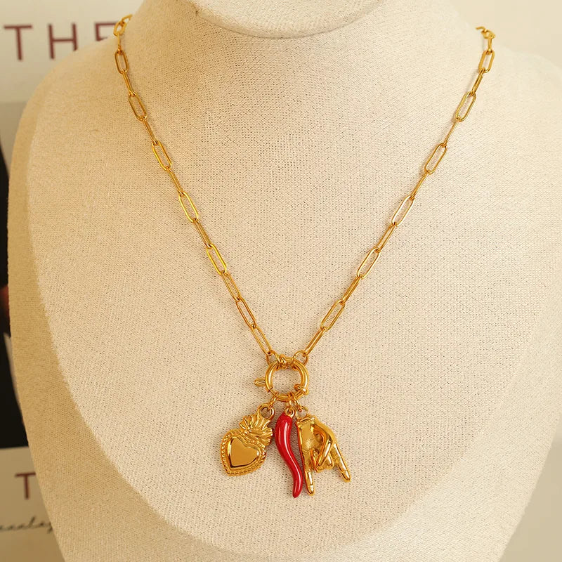 Amulet Charm Pendant Necklace