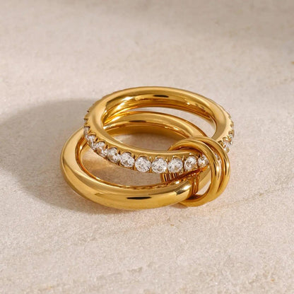 Gold plated  Loop Ring