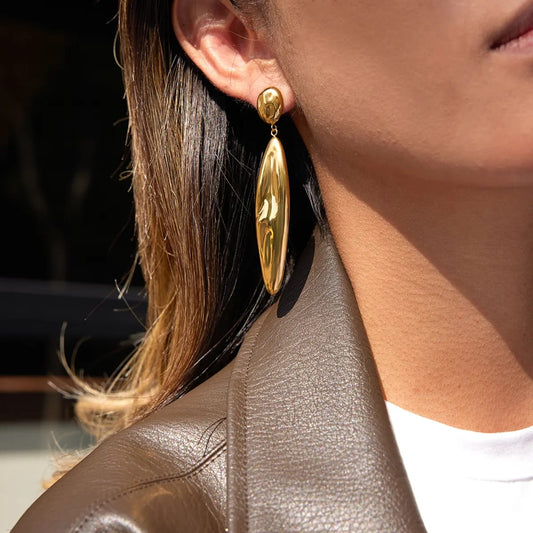 Liquid Gold Drop Earrings