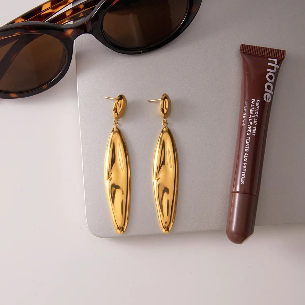 Liquid Gold Drop Earrings