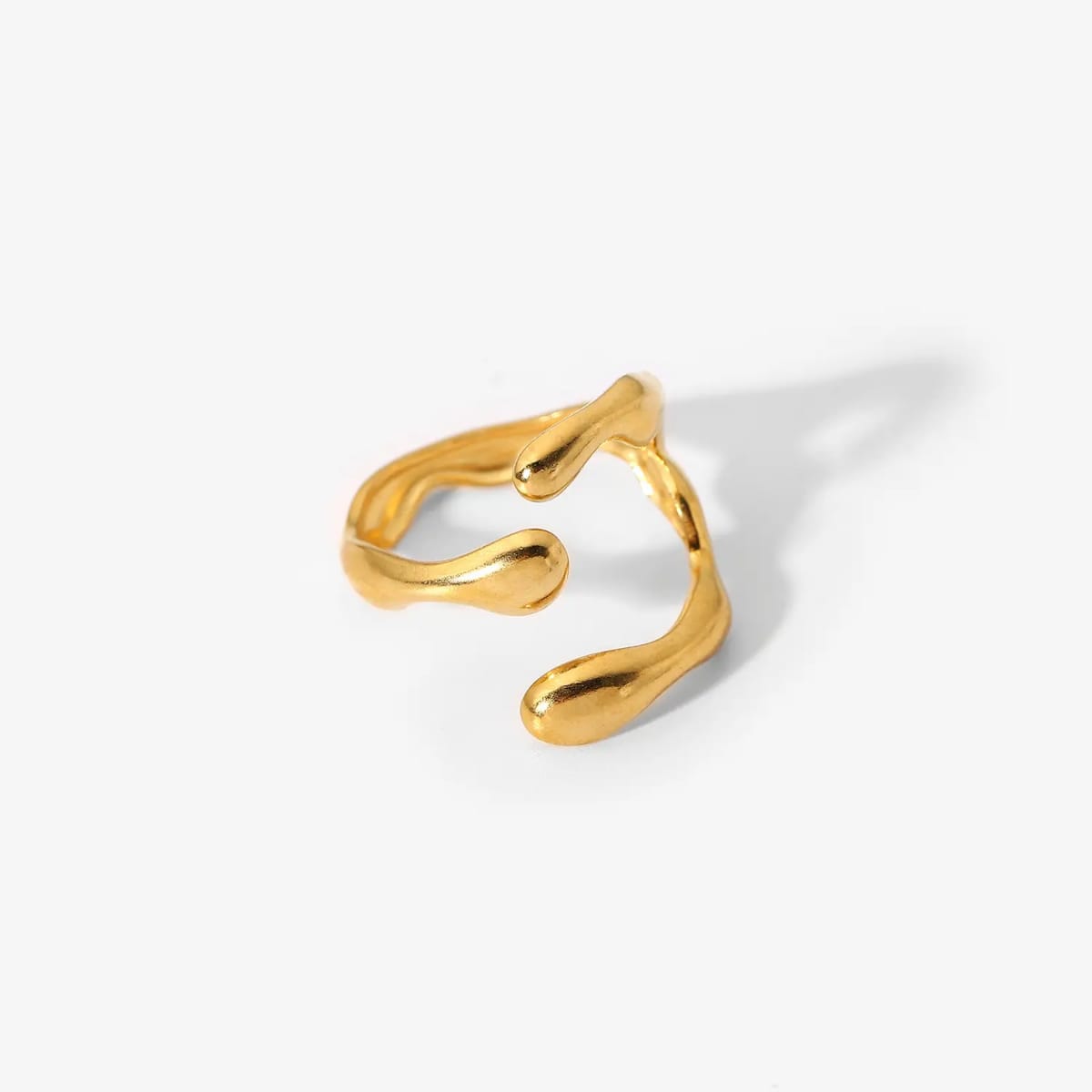 Molten Curve Ring