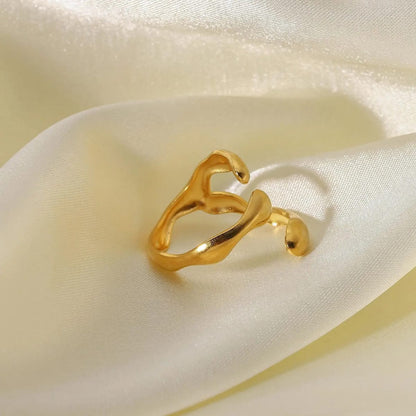 Molten Curve Ring