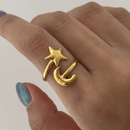 Moon & Star Wish Ring