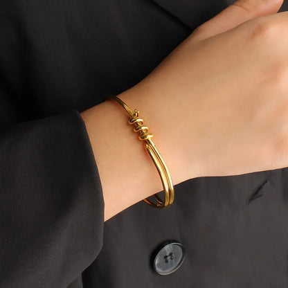 Coil Bangle bracelet