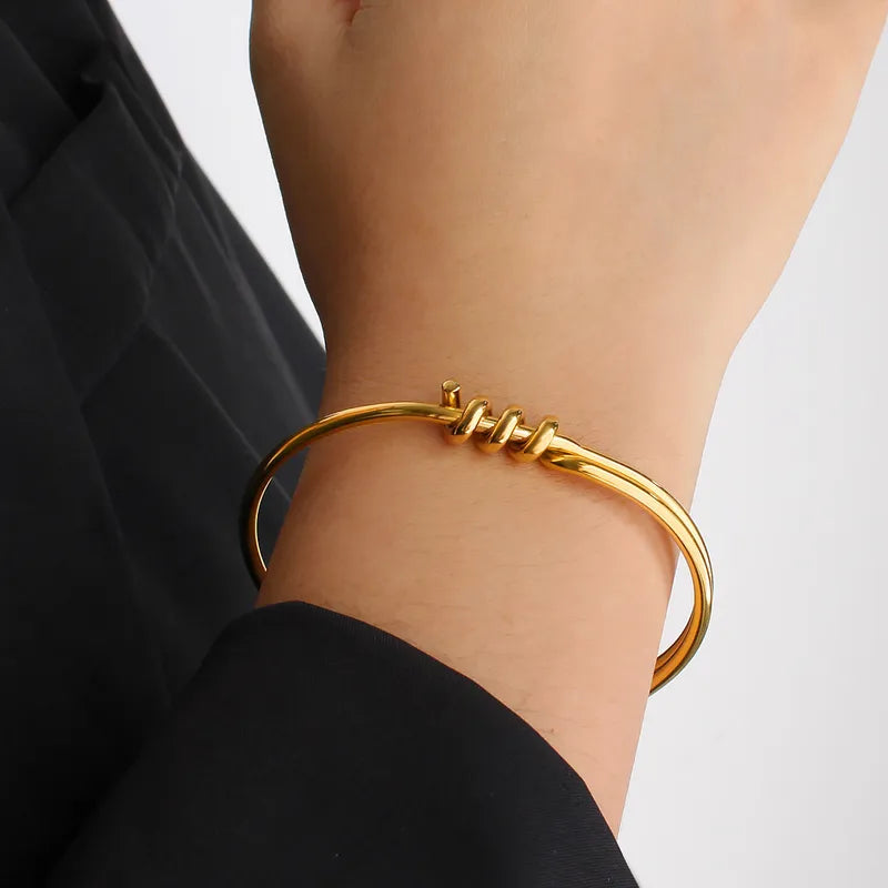 Coil Bangle bracelet