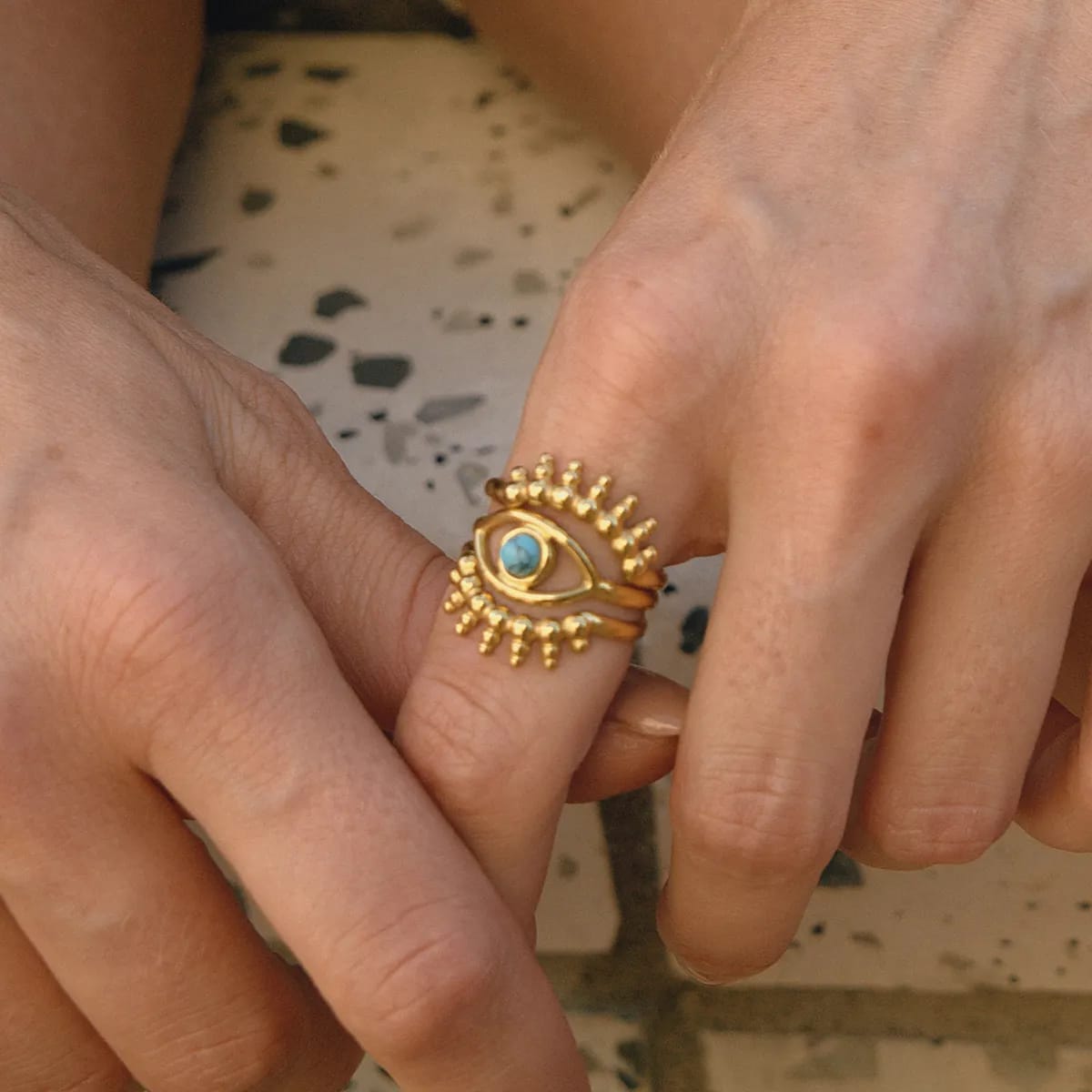 Shield Eye Ring