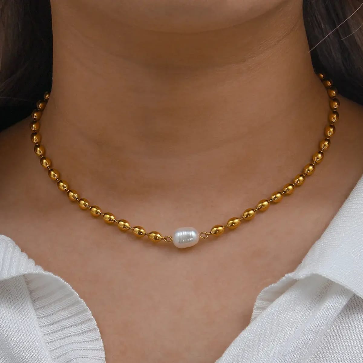 The Pearl queen Necklace