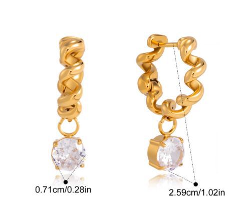 Twist Spark Earrings