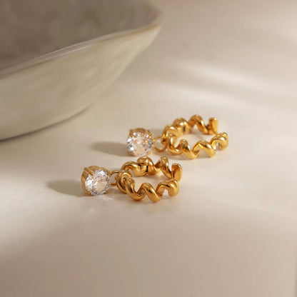 Twist Spark Earrings
