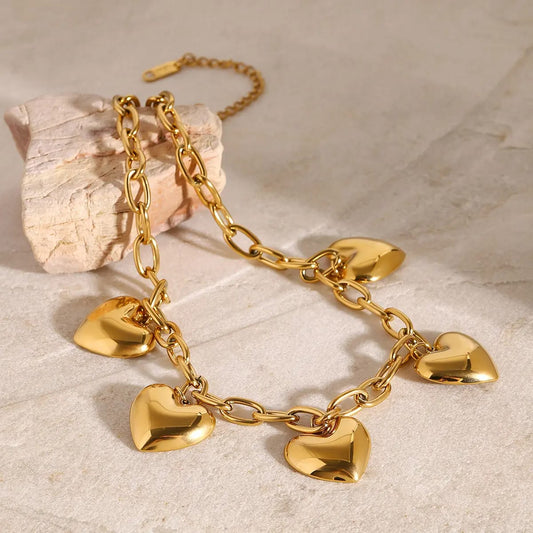 Heart Chain Necklace