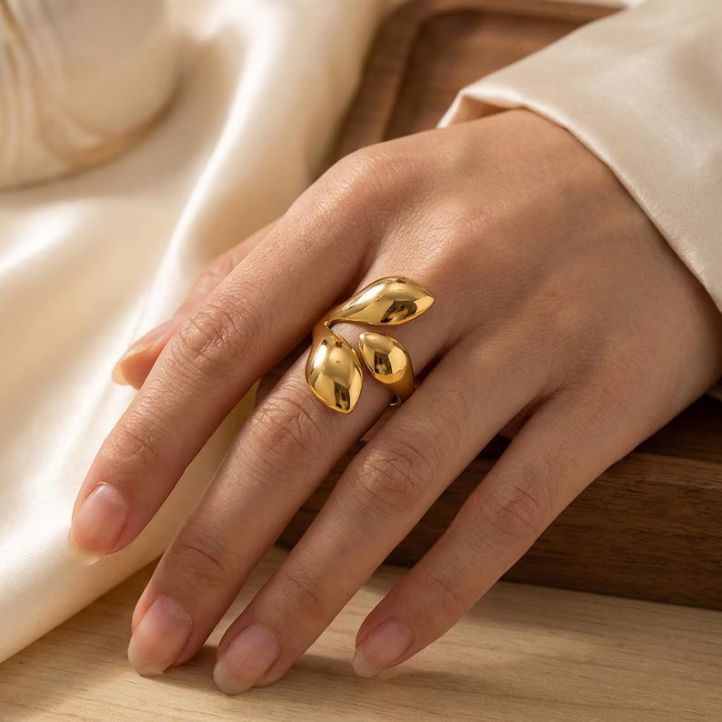 Liquid Gold Statement Ring