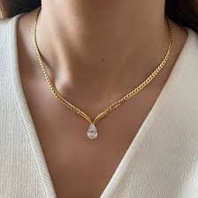 Tear drop necklace