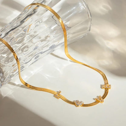Gold Love Chain Necklace